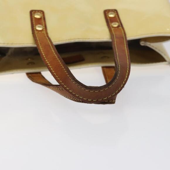 LOUIS VUITTON Monogram Vernis Reade PM Hand Bag Perle M91336 - Picture 7 of 12